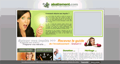 Desktop Screenshot of abattement.com